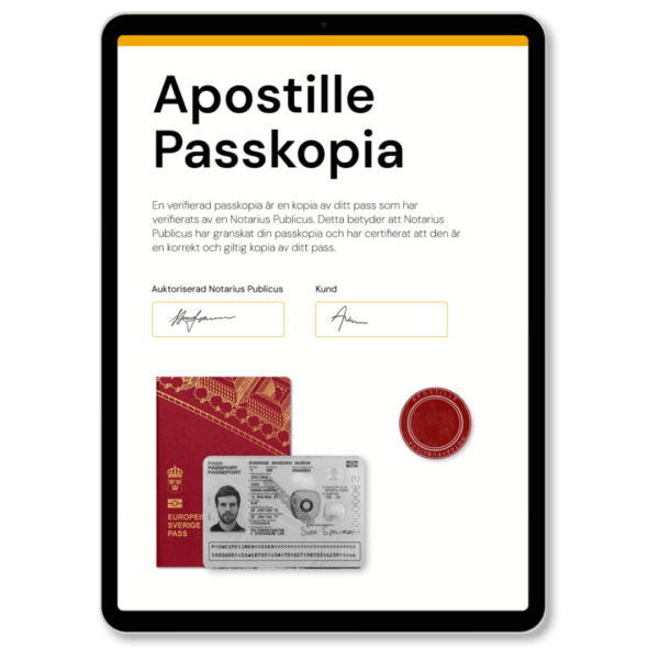 Passport Copy Apostille