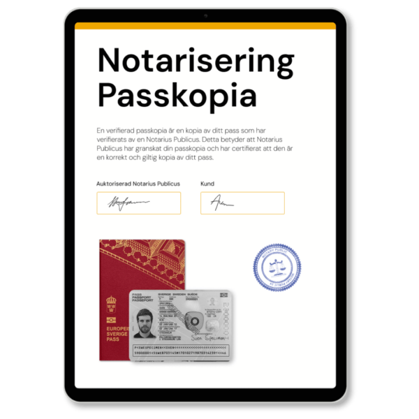 Notarisering Passkopia